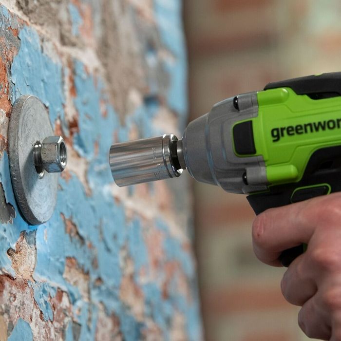 Greenworks 24V 407 N-m (300 ft-Lbs) インパクトレンチ (本体のみ、バッテリー別売)