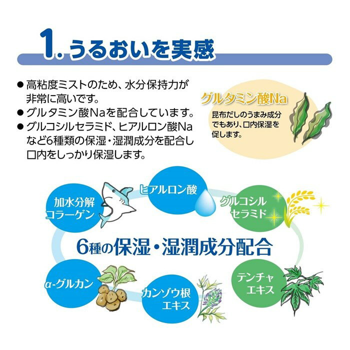 プラスハート 口腔用保湿スプレー マウスミスト 50ml x 2個セット