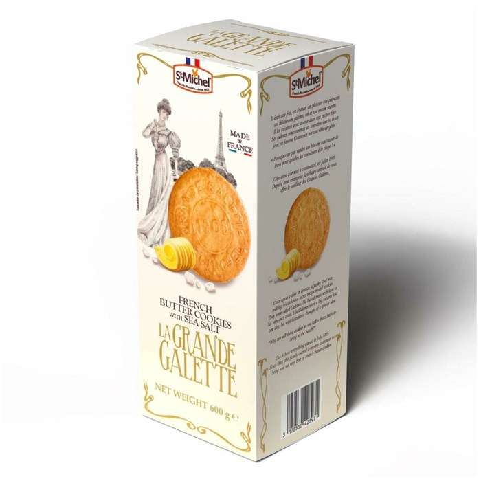 サンミッシェル ラ・グランド・ガレット 600g (4枚x9袋) フランス風 厚焼き ビスケット 個包装 大容量 お茶菓子 ティータイム 2