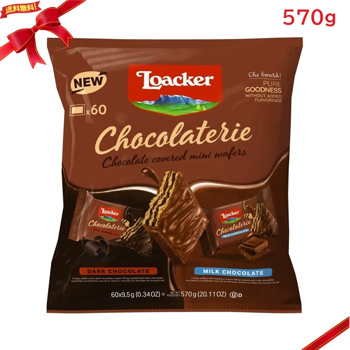 ロアカー ショコラテリ—アソート 570g 60個 ウエハース チョコ菓子 詰め合わせ
