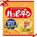 ハッピーターン BOX 28g x 30袋 Kameda Happy Turn Box 28g x 30 bags ハッピーターンは約50年前に誕生して以来、日本の多くのお客様にご愛好頂いている商品です。 カリッとサクサク食感のおせんべいにたっぷり振りかけた甘じょっぱいハッピーパウダーで仕上げました。 ちょっとしたお出かけのおやつにピッタリな小袋タイプです。 28g × 30袋 ツイてるおいしさ、ハッピーターン！ おせんべいにまぶした甘じょっぱいハッピーパウダーが美味しさの秘訣！