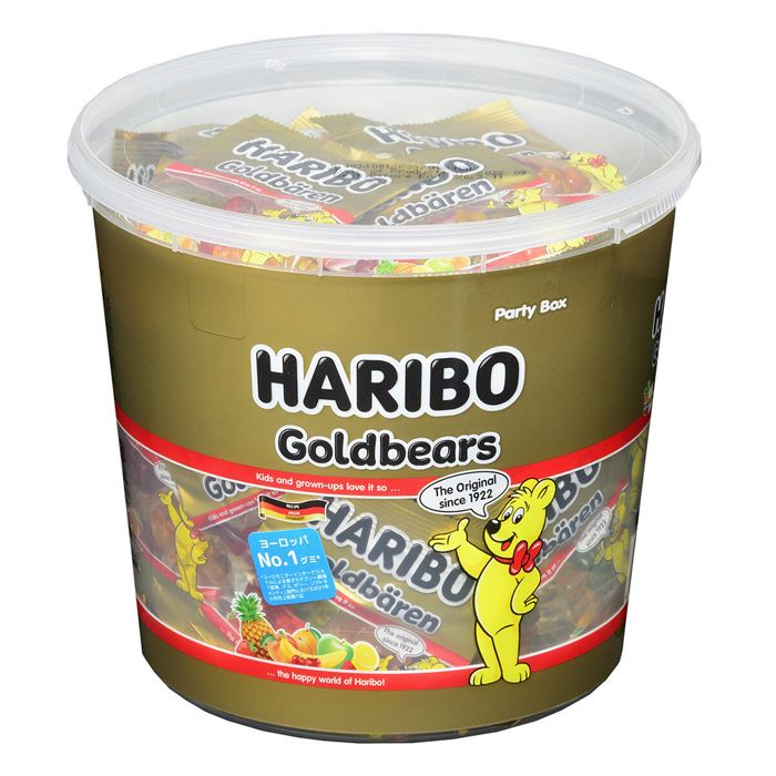 ハリボー ゴールドベアー ドラム 1000g グミキャンディ 個包装 大容量 お菓子 おやつ シェア パーティー utopia-style-10000708 雑貨通販店ユートピア サンプル画像2