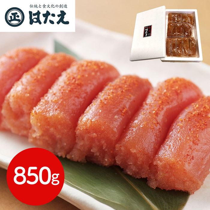 樂天商城 - 福岡 はたえ 無着色辛子明太子(切れ子) 850g