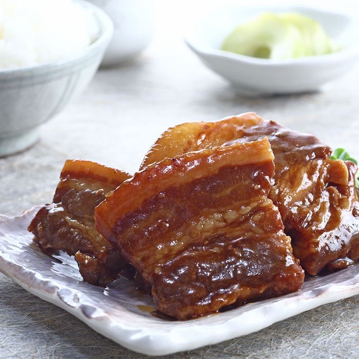 鹿児島県産黒豚使用 豚角煮 190g (固形量150g 個包装)×7