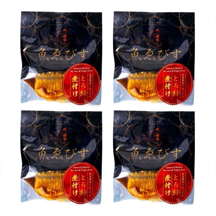 魚匠えびす 生姜風味のとろ鯖煮付け 95g×4 さば サバ