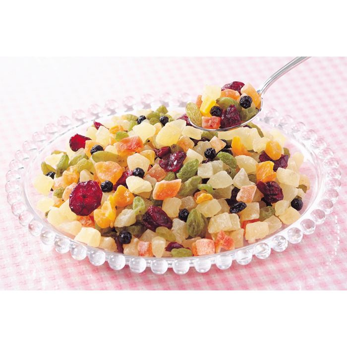 雑貨通販店ユートピアのドライフルーツミックス6種 420g x 2袋｜アングル2