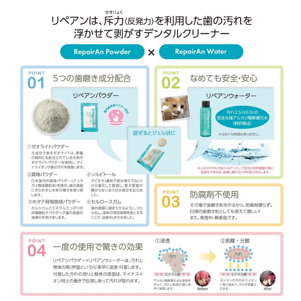 BYRON オーラバイオ リペアン デンタルクリーナー 4袋入