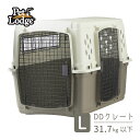 ペットロッジ PetLodge DDクレート L ■ 大型犬 超大型犬用 コンテナ キャリーケース バリケン アイピー通商【同梱不可】【代引き不可】