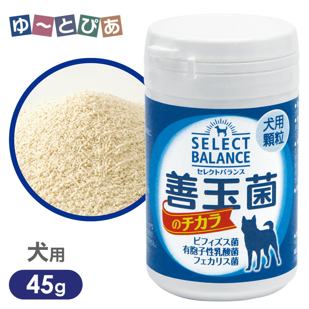 Rakuten - セレクトバランス 善玉菌のチカラ 犬用 顆粒 45g