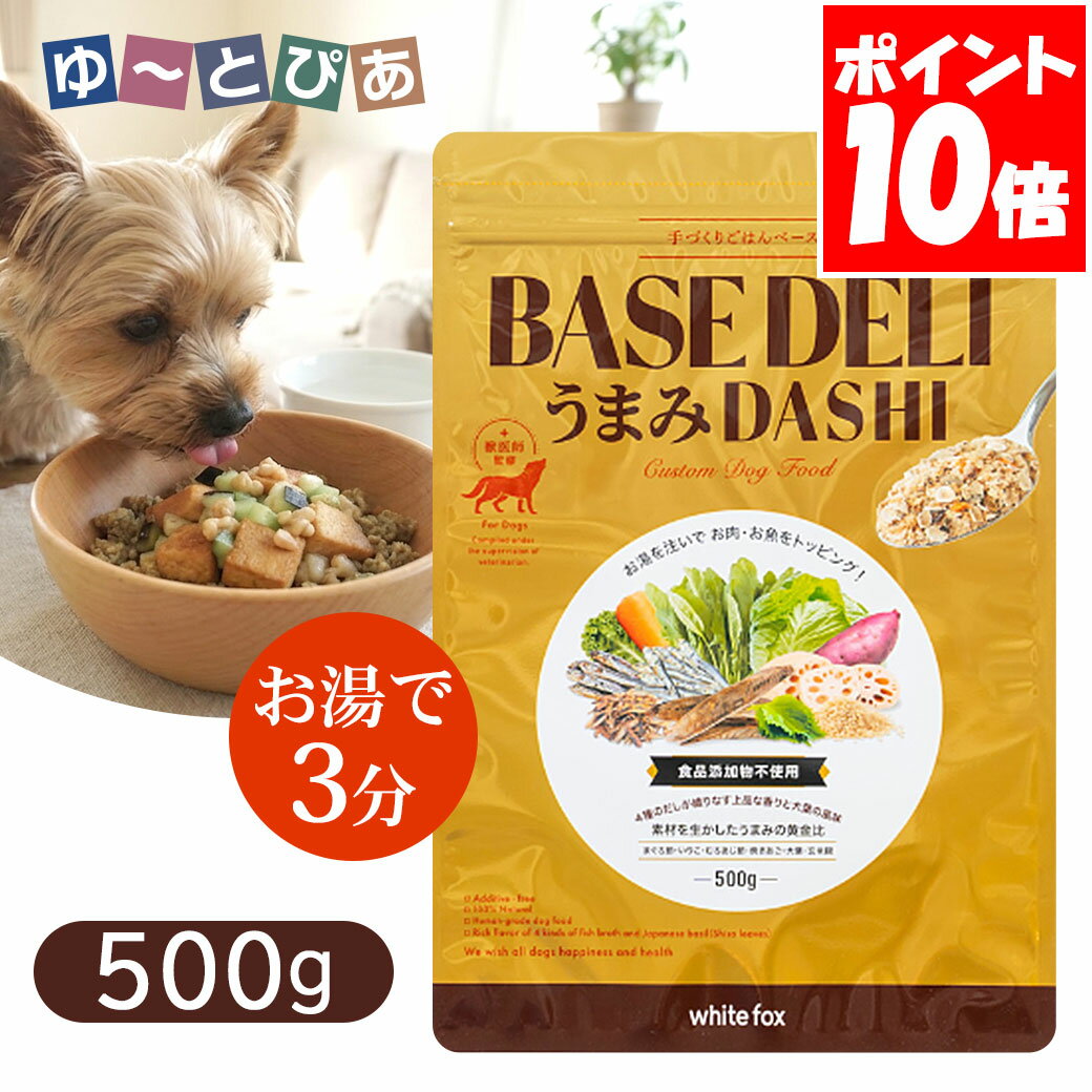 樂天商城 - ホワイトフォックス 手づくりごはんベース ベースデリ BASE DELI うまみダシ 500g