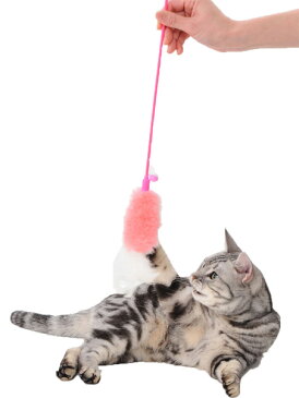 ペティオ CATTOY 猫用じゃらし モコモコフェザー 【猫じゃらし/ねこじゃらし】【猫のおもちゃ・猫用おもちゃ】【猫用品/猫（ねこ・ネコ）/ペット・ペットグッズ/ペット用品/オモチャ・玩具】