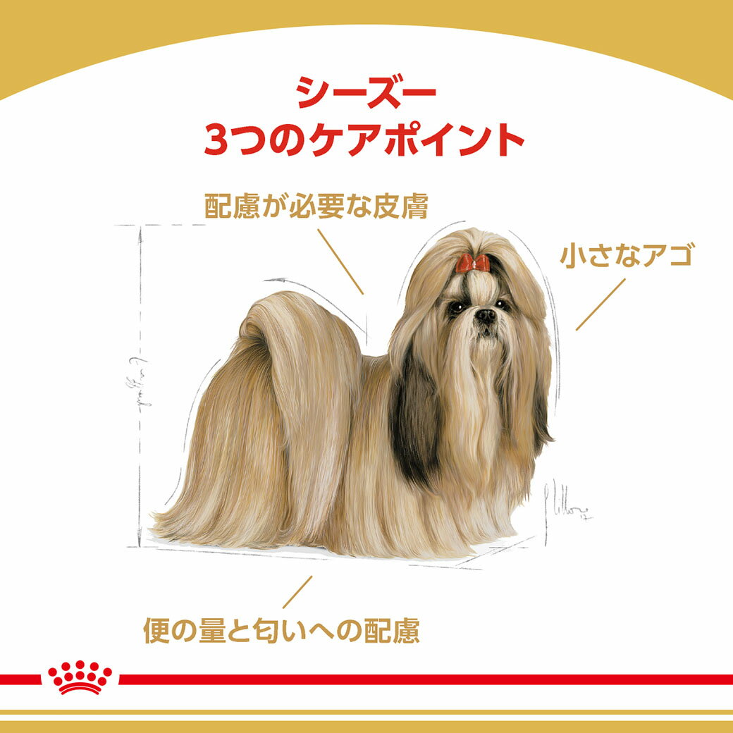 ロイヤルカナン ドッグフード BHN シーズー 成犬 高齢犬用 10ヶ月以上 1.5kg RSL 3