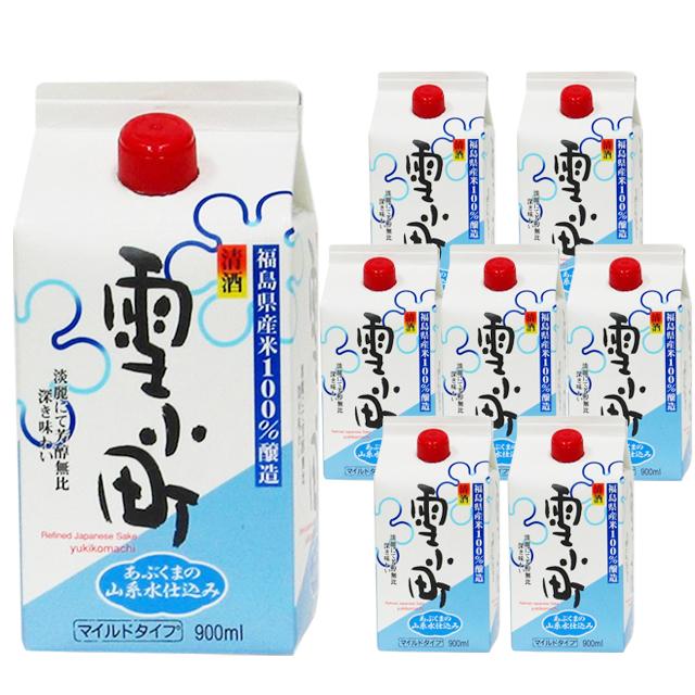 雪小町 【送料込】雪小町 マイルドパック 1,800ml×8本福島 お土産 手土産 ギフト 贈答品 お中元 お歳暮 母の日 父の日 お祝い