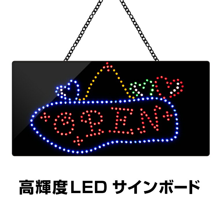  LED OPEN ߤ겼 W60H30cm 󥻥ȼ Ź 襤 ץ Ķ ̳ LED  饤ƥ󥰥ܡ ŻҴ ž