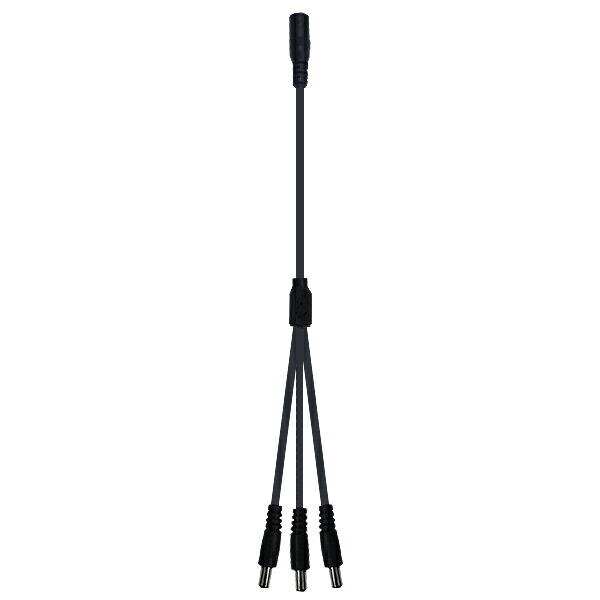 DCケーブル 3分岐 口径 外径5.5mm 内径2.1mm（メス） → 外径5.5mm 内径2.1mm（オス） 3分配 電源供給 自作 DIY 工作 ACアダプタ プラグ 変換 コネクタ