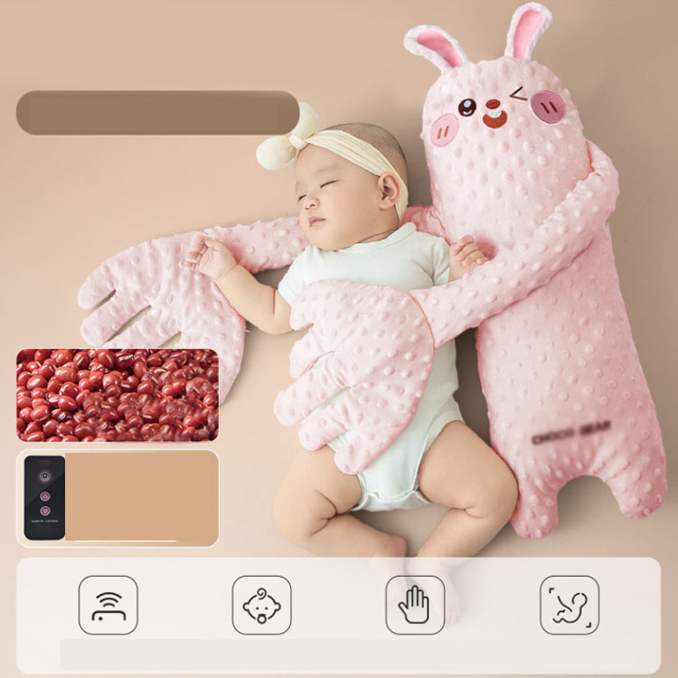 あか赤ちゃん 眠る 赤ちゃんのパタパタ ベビースリープヘル 赤ちゃん トントン 寝かしつけ パーおやすみ枕 動物の形の赤 ぬいぐるみ あかち赤ちゃん [3]