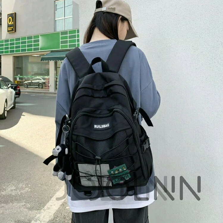 通学リュック 高校生 バックパック 撥水 男女兼用バックパック 韓国風 大容量