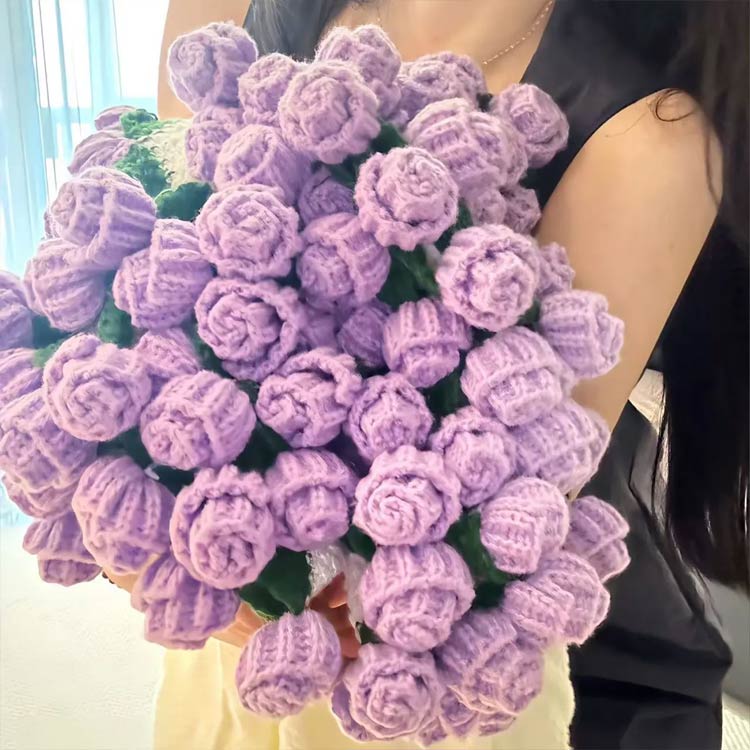 ブランケット ひざ掛け SNS人気話題 母の日 花束 毛布 ふんわり毛布 ローズブーケブランケット ニットフラワー 3D フラワーブラン ブーケブランケット 膝掛け 3