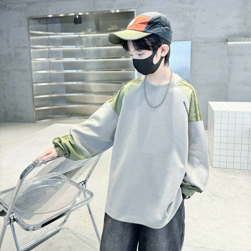スウェットシャツ 男の子 春 秋 運動 キッズ プルオーバー 子供服 パーカー 大きい...