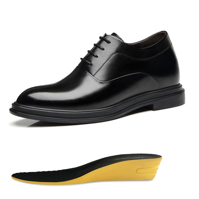 樂天商城 - ビジネス メンズ 本革 サドルシューズ 内羽根 サイドスリット 8cm身長UP クッション性 レースアップ