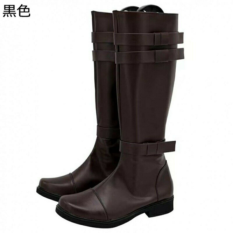 メンズ ジョッキーブーツ ロングブーツ 膝丈 袴ブーツ バックジップ 合皮 ダブルベルト おしゃれ クラシック 細見え 安定感 滑り止め アメカジ 長靴 ハロ パンク アウトドア ゆったり