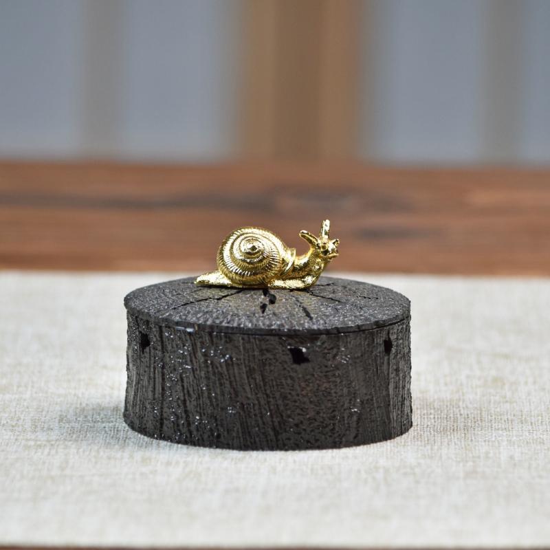 香炉 カタツムリモチーフ 合金製 レトロ アンティーク 禅風 和モダン 室内用 家庭用 茶室 お香立て インテリア雑貨 コイル式