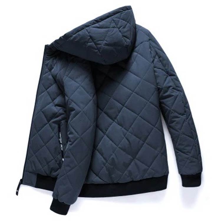 冬服 メンズ フード付き 中綿ジャケット 中綿ブルゾン キルティング アウター 綿入れ 秋服 防寒 大きいサイズ お洒落 2