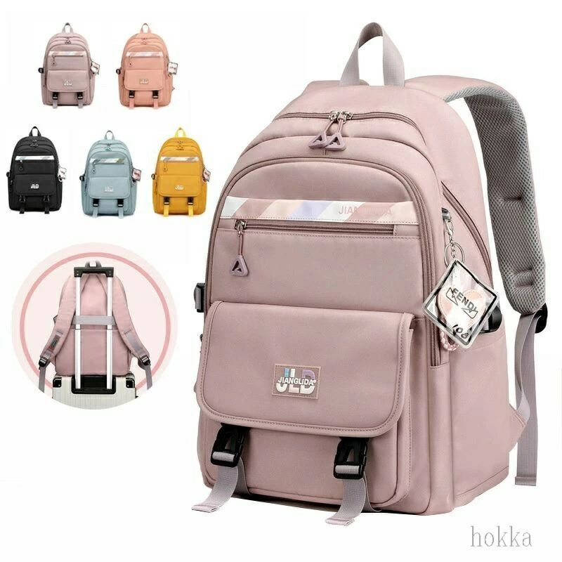 樂天商城 - 中学生 高学年 可愛い かわいい カジュアル かばん アウトドア ナイロン 大容量 バックパック レディース 防水 リュック