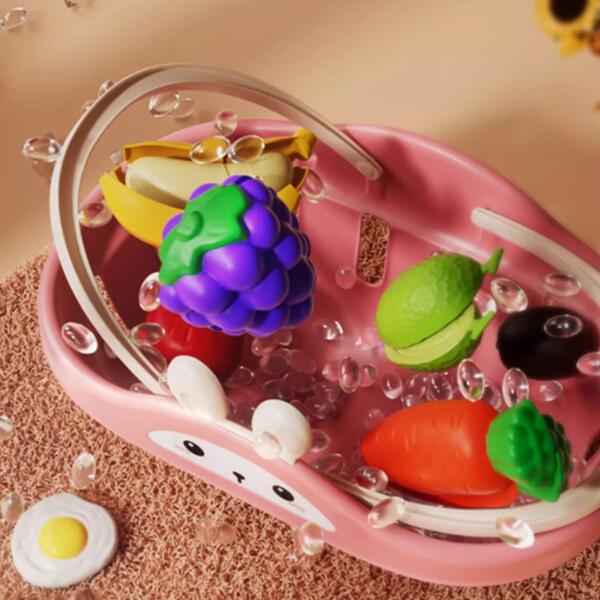 ままごとキッチンセット 木製知育玩具 フルーツ野菜セット 収納バッグ付き 子供用 室内遊び用 誕生日プレゼント 切れる食材 2