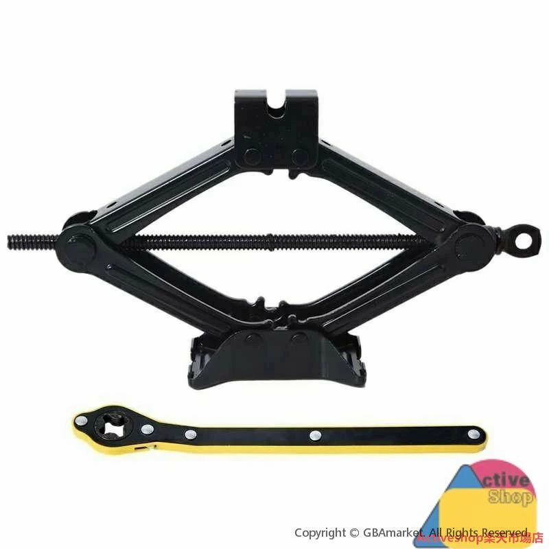 樂天商城 - パンタジャッキ パンタ ジャッキ 省力レンチ付き 手動式 1トン1.5トン2トン2.5トン 汎用 手動 タイヤ交換 ホイール交換 ノーマルタイヤ 軽自動車 ワゴン車 カー用品 車 装着