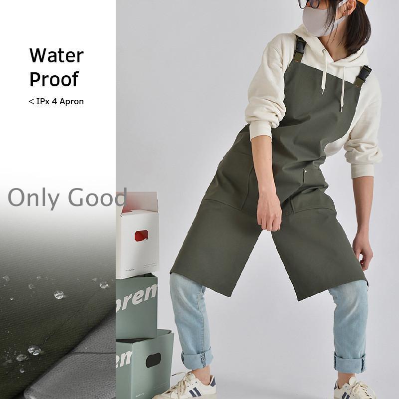 エプロン ワークエプロン ワーキングエプロン 防水 防油 撥水 前スリット 前掛け 韓国風 おしゃれ 男女兼用 丈夫 耐久性抜群 保育士 キッチン 家事 ガーデニング
