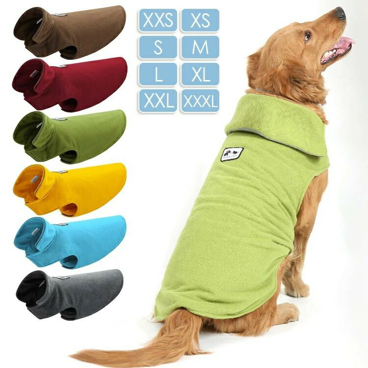 ジャケット 着せやすい フリース ペットグッズ ペットウエア おしゃれ ドッグウエア 中型犬 大型犬 冬 ..