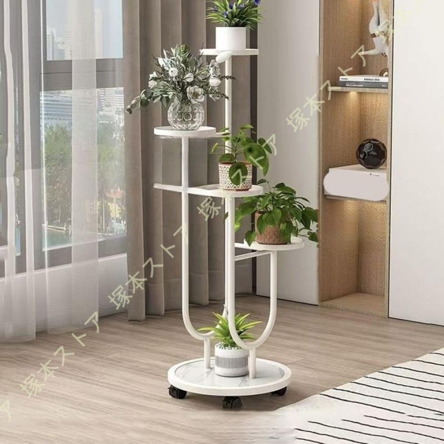 プランタースタンド ガーデンラック 園芸ラック 多段 フラワースタンド 盆栽スタンド 植物スタンド 植物棚飾り台 花置き棚 フラワーラック 花台 鉄製 室内