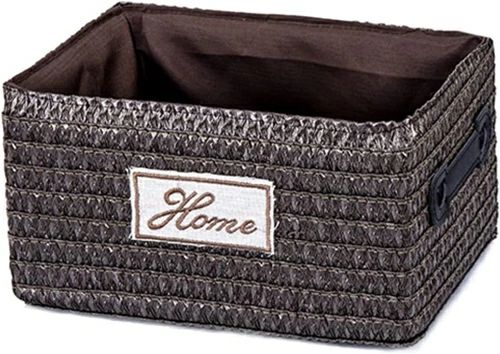 収納バスケット容器 ツートーンリネン 30*22*16cm 綿麻製 防水 防湿 高耐久性 耐久性 ベッドルーム リ..