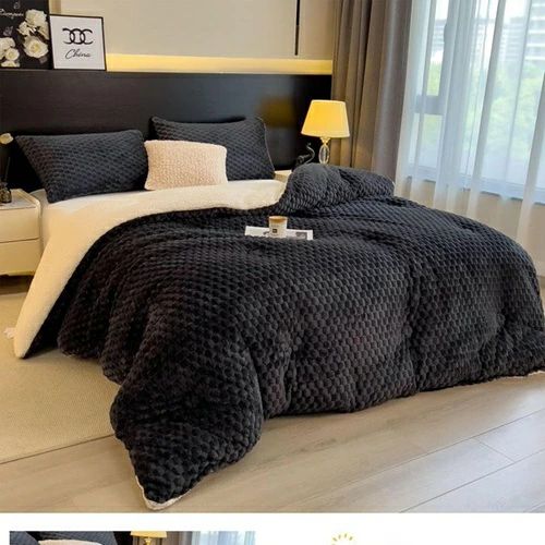 掛け布団 二枚合わせ 冬用布団 裏面ボア キング セミダブル 裏起毛 吸湿発熱わた 蓄熱 保温 ふわふわ 極厚 肌かけ布団 サンゴフリース 布団カバー不要 北欧 一人暮らし 新生活 秋冬向き 丸洗いO