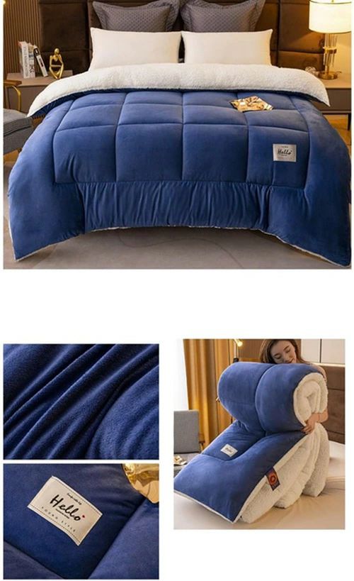 掛け布団 ダブル ボア付き 掛けふとん 秋冬向き ぬくぬく 無地 防寒対策 保温性が高い 厚手 両面使用 ボリューム感 かけ布団 あったかい 心地が良い 布団カバー不要 北欧 大人子供兼用 洗える 1