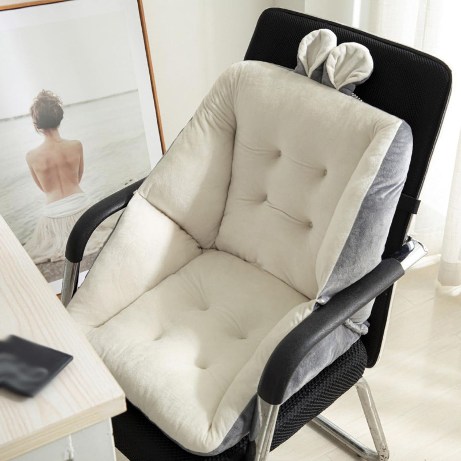 クッション 座布団 背もたれ フロアクッション 折りたたみ レストクッション 低反発 ふわふわ 座椅子 ..