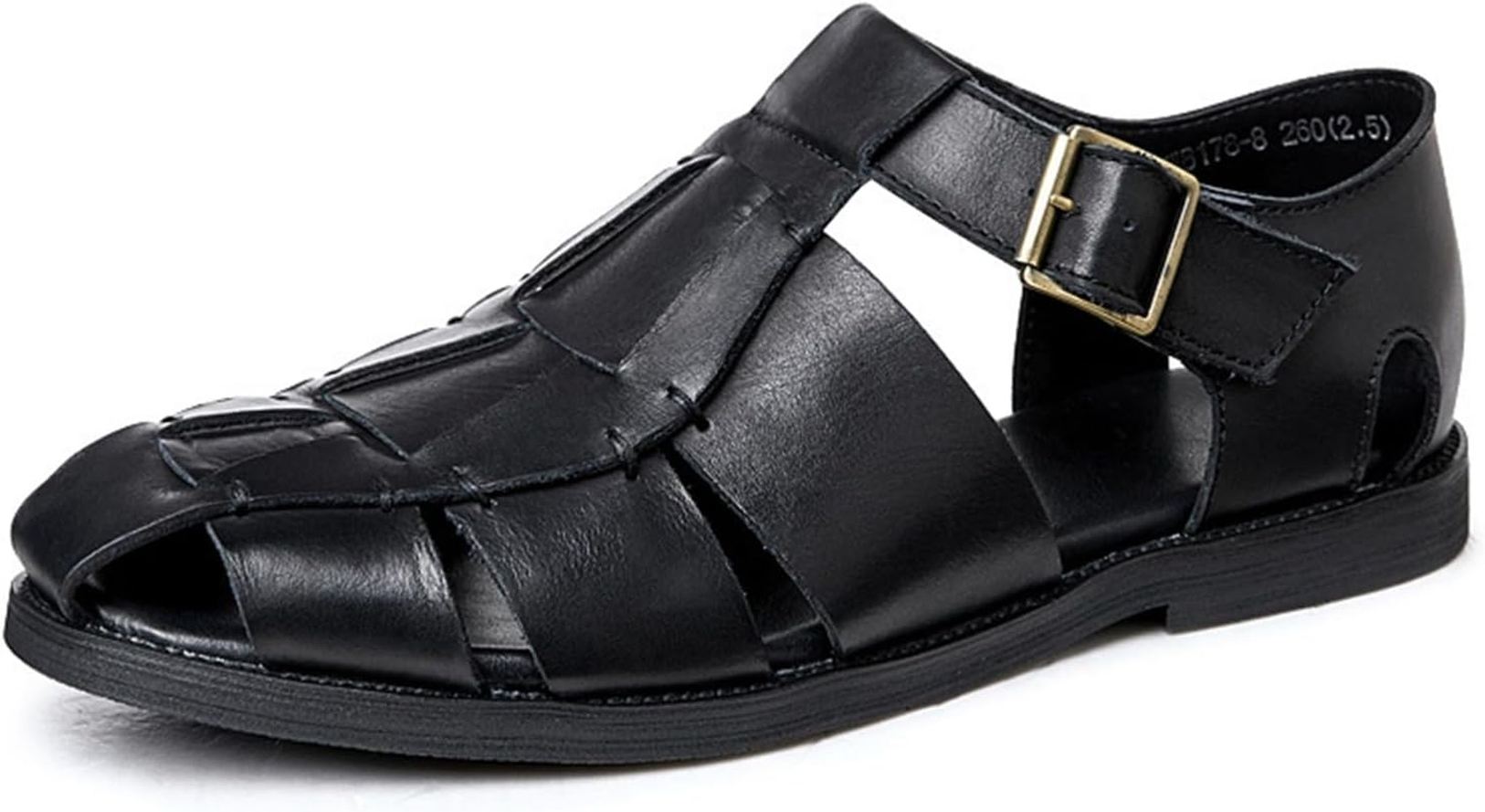 本革 グラディエーターサンダル レザー ストラップ編み カメサンダル メンズ ビジネス カジュアル おしゃれ バックル付き アウトドアサンダル 通気性 防臭 防滑 夏用 ドライバー 運転靴