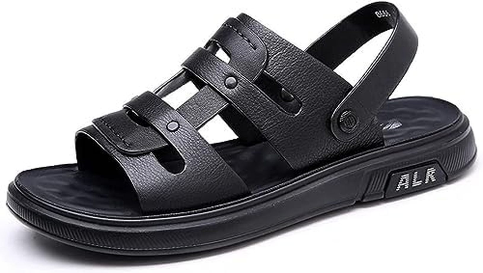 サンダル メンズ ビジネスサンダル レザーサンダル オフィスサンダル アウトドアサンダル 外出スリッパ さんだる レザー 2way スリッパ 本革 革靴 カジュアルサンダル 紳士靴 夏靴 2種履き方