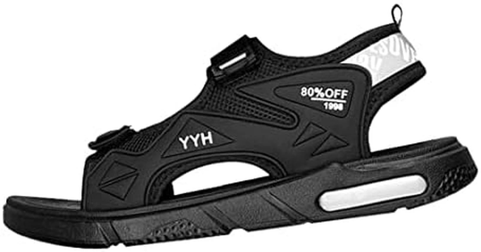 サンダル 夏用さんだる サマーサンダル メンズ スポーツサンダル 厚底 おしゃれ ビーチサンダル アウトドア 登山 通気 ストラップ サンダル 男性 軽量 キャンプ 旅行 防滑 黒 防臭