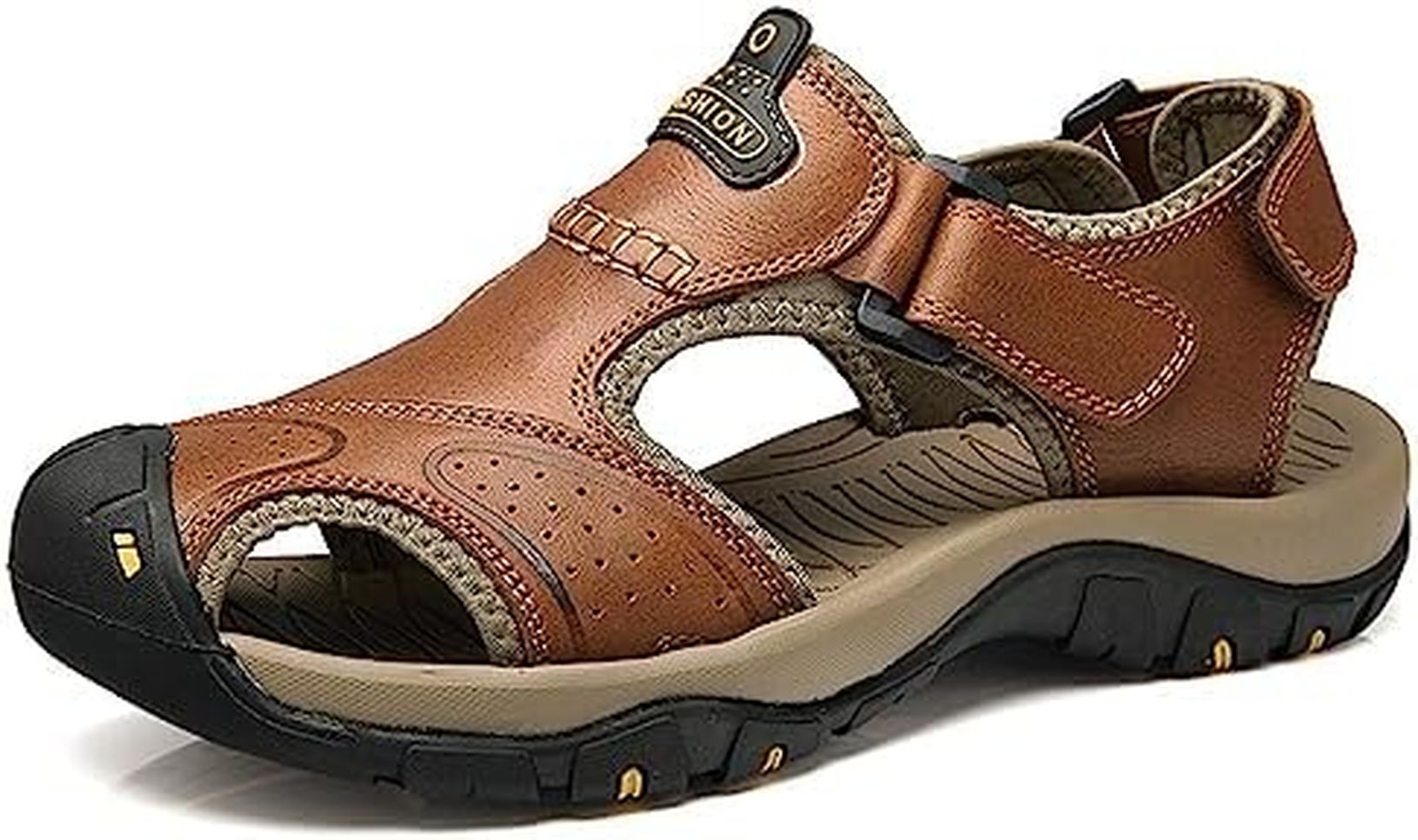 サンダル 夏用さんだる サマーサンダル メンズ スポーツサンダル 革 おしゃれ ビーチサンダル アウトドア 登山 通気 ラウンドトゥ サンダル 男性 軽量 防滑 旅行 黒 防臭 キャンプ