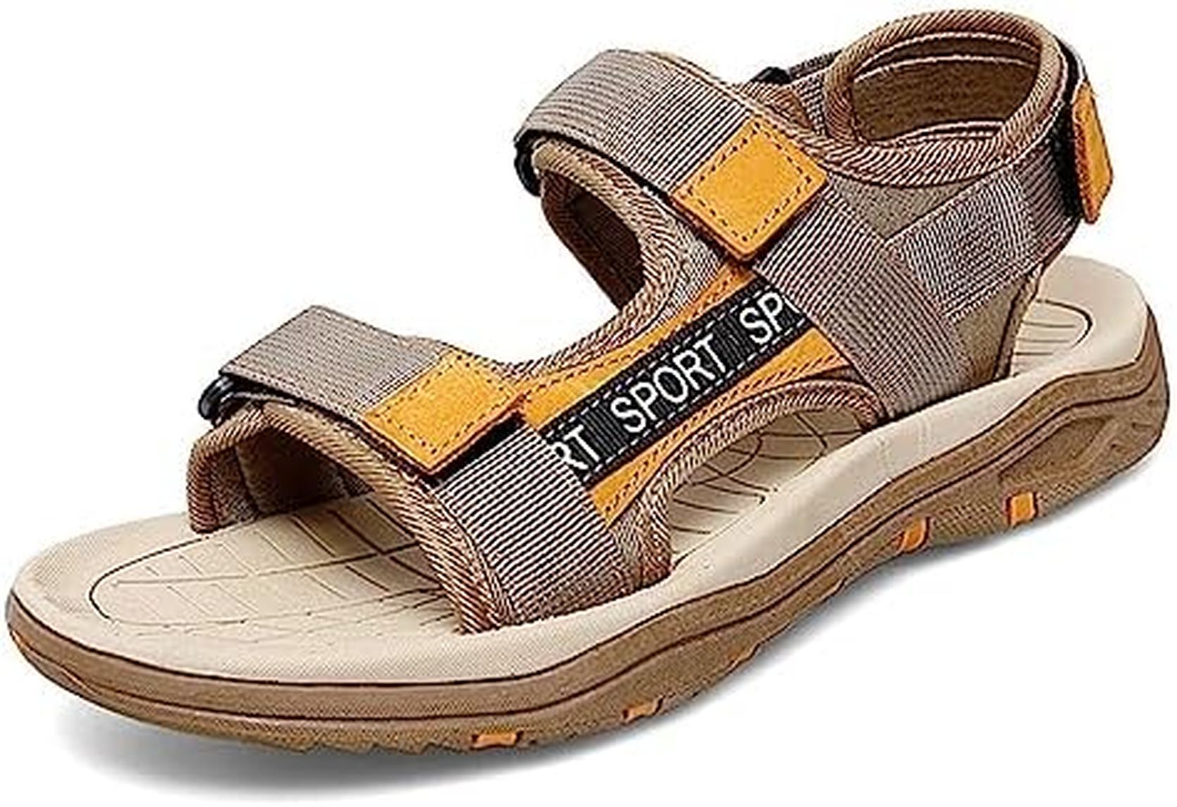 サンダル スポーツサンダル メンズ 本革 メッシュ ビーチサンダル アウトドア つま先保護 コンフォート 夏 履きやすい 滑らない ランニングサンダル 運動サンダル 水陸両用 大きいサイズ クライミン
