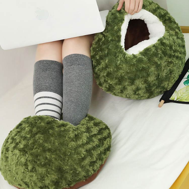電気不要 あったかグッズ 足元 保温 もこもこ フットウォーマー 足温める ふわふわ...