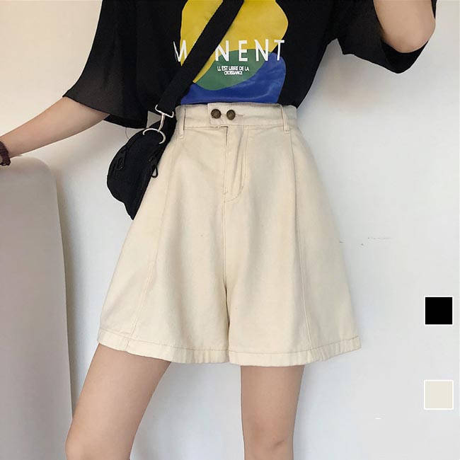 樂天商城 - ショートパンツ ショートパンツ ハーフパンツ ワイドパンツ レディース 短パン ゆったり ショーパン 半ズボン サマーパンツ 無地 パンツ