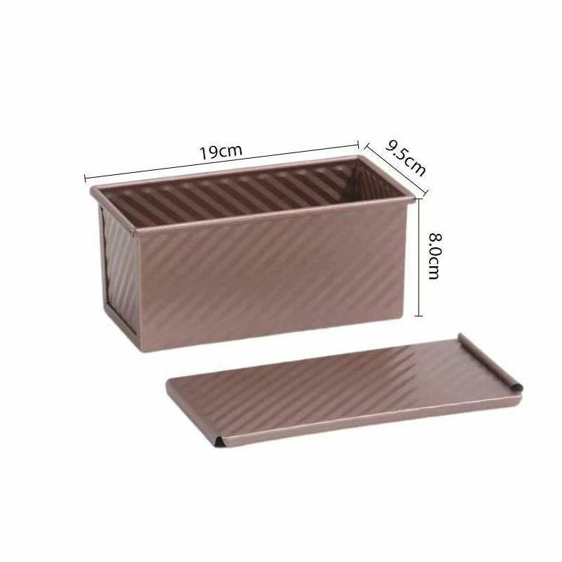 食パン型 フッ素加工 食パン 型 熱伝導の良い パン型 フタ付き 波紋型 パン焼 ベイクウェア 粘りにくい..