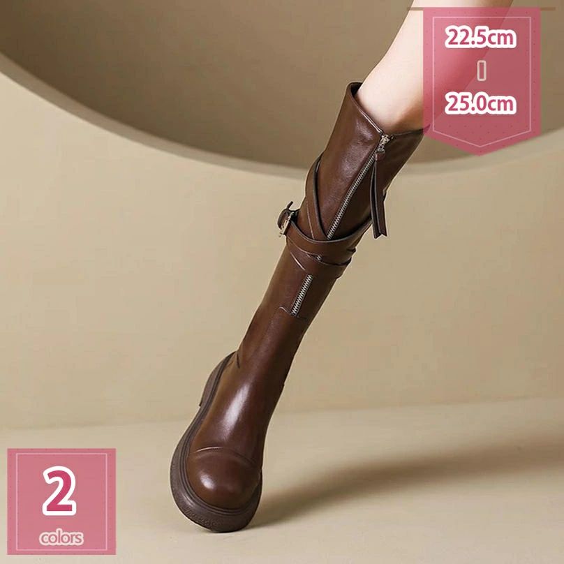 777円OFFクーポン ロングブーツ ジョッキーブーツ レディース 袴ブーツ 厚底 細見え 安定感 履きやすい..