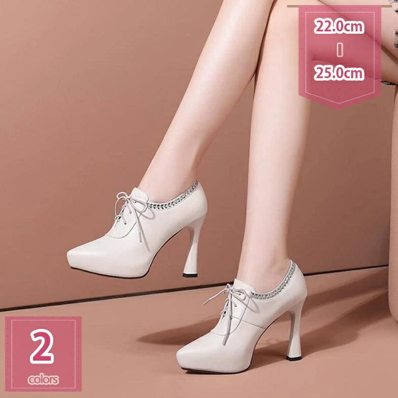 777円OFFクーポン アンクルブーツ サイドジップ レース付き ピンヒール パンプス オックスフォードシューズ プラットフォーム レディース ポインテッドトゥ 美脚 ハイヒール シューズ レースアップシューズ 編み上げブーツ ラインストーン holosbird-goods1