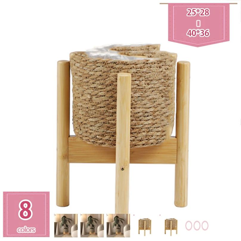 フラワースタンド 木製 室内 プランタースタンド 玄関 おしゃれ 鉢スタンド 屋外 観葉植物 台 フラワーポット 植木鉢台 花台 植木鉢 天然木 飾り台 北欧 シンプル ポットスタンド holosbird-goods1