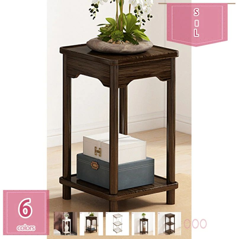 室内 フラワースタンド リビング 花瓶 観葉植物 サボテン 置き台 フラワー ラック 木製 置物 プランタースタンド 中華風 クロロフィル 観葉植物 花 植物棚 引き出し付き 収納棚 収納家具 書斎 玄関 インテリア holosbird-goods1