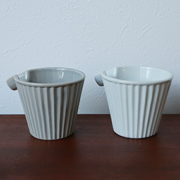 波佐見焼　片口注器しのぎ（灰・白）　29-035